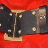 Narrow Gold Santa Buckle for 4" Belt - Image 4