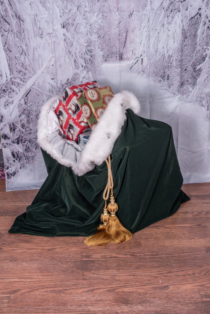 Santa Toy Bag Pillowcase Style Green Velvet 26 Pro Santa Shop