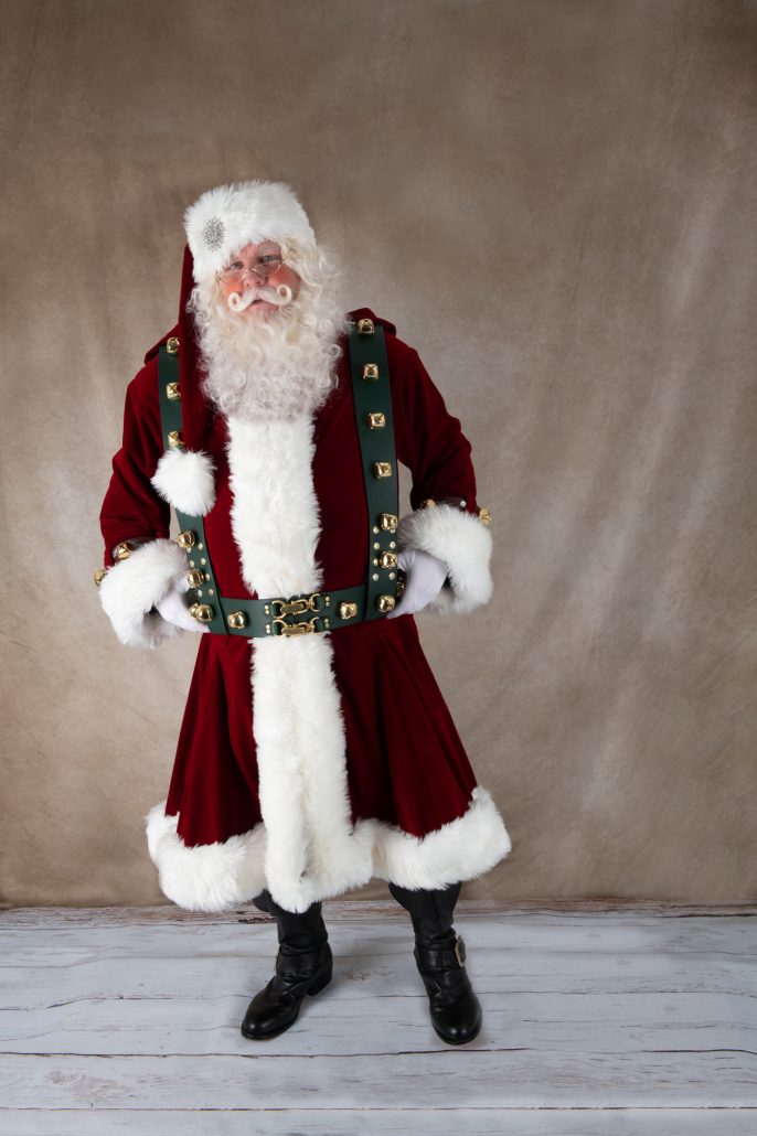 Parade Coat with pleats, with Polar Bear Plush fur. - Pro Santa Shop