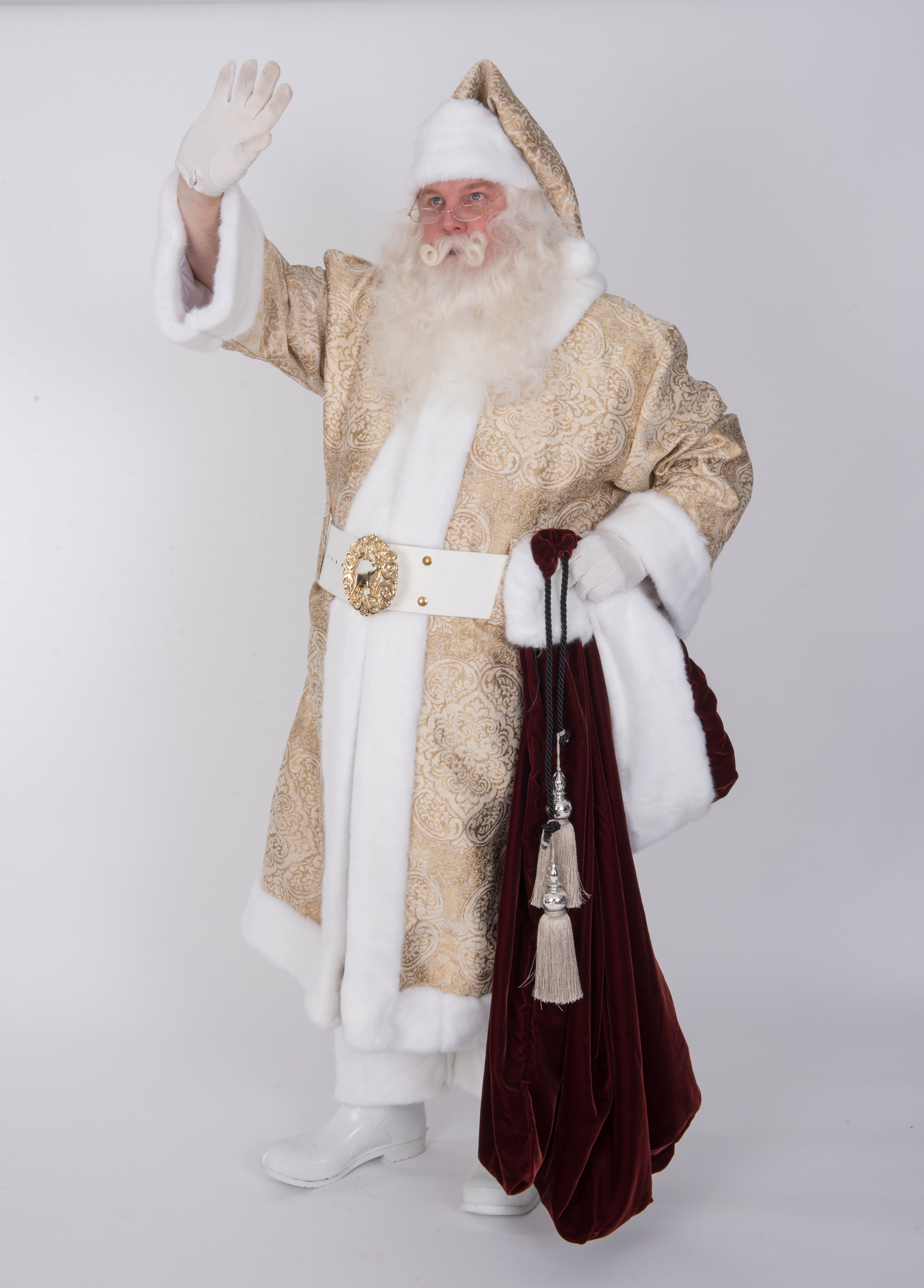 white santa costume
