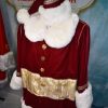 Cola Suit in Xmas Red, Gold Belt Panel and Marilyn Plush Fur - Image 2
