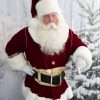 Cola Suit in Xmas Red, Gold Belt Panel and Marilyn Plush Fur - Image 5