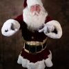 Cola Suit in Xmas Red, Gold Belt Panel and Marilyn Plush Fur - Image 4