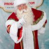 Majestic Robe in Scarlet with Snow White Fur and Green and Gold Braid - Image 3