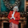 Mrs. Claus Candy Cane Skirt Ensemble