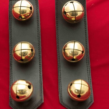 Boot Tabs with Solid Brass Sleigh Bells for Prosantashop Boots