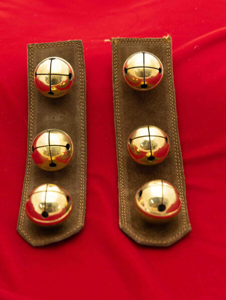 Boot Tabs with Solid Brass Sleigh Bells for Prosantashop Boots