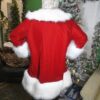 Luxurious Scarlet Velvet Santa Ensemble with Polar Bear Fur Accents - Image 3
