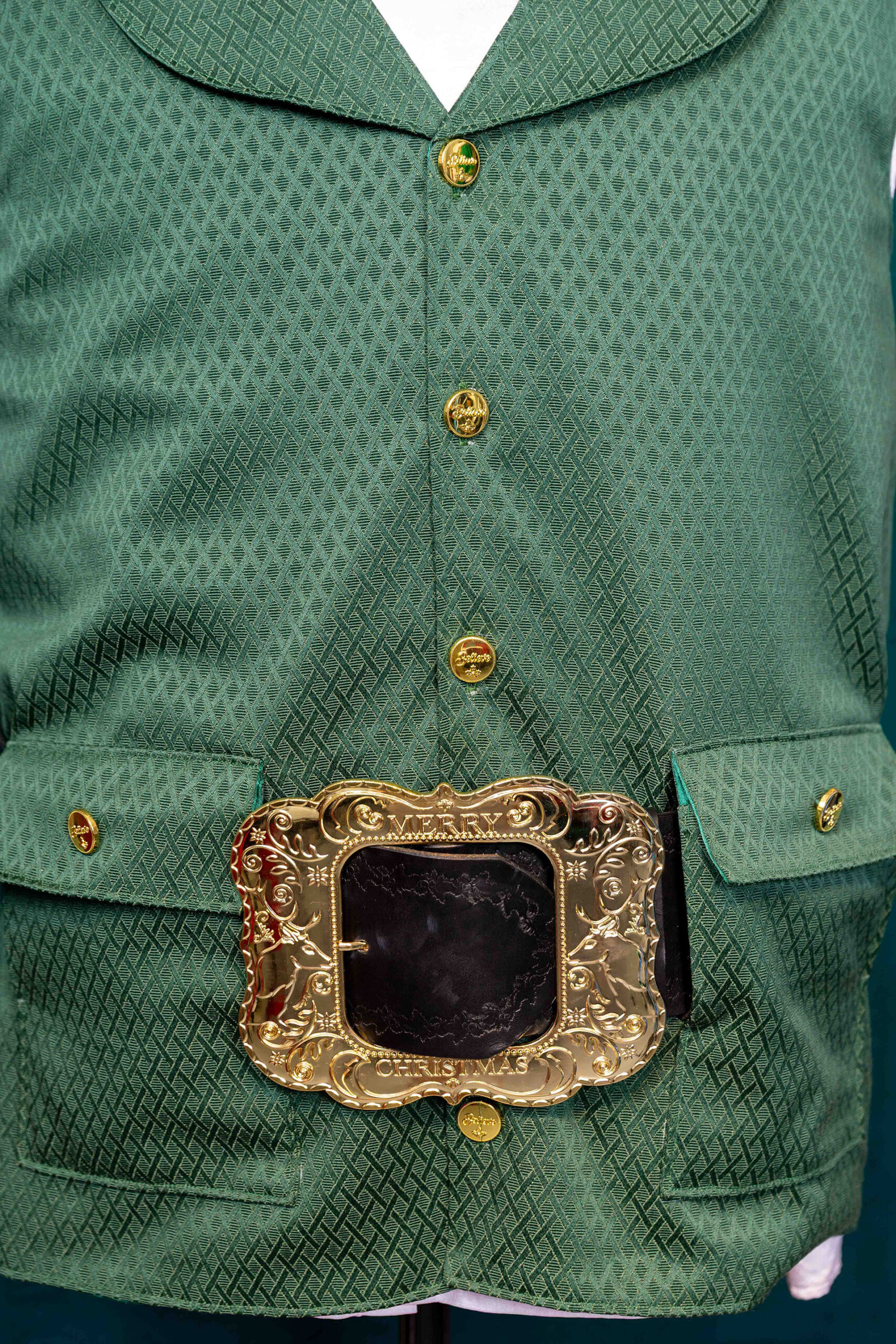 "Merry Christmas" buckle in four finishes (Gold, Antique Gold, Silver, Antique Silver) - Image 5