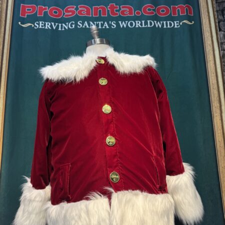 Ready to Wear Burgandy Cola w/ Polar Bear Fur