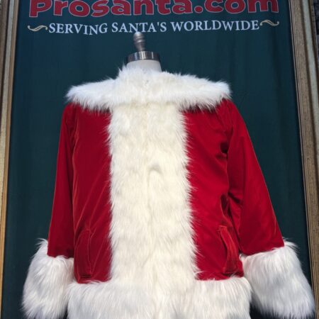 Ready to Wear Scarlet Traditional Suit w/ Polar Bear Fur