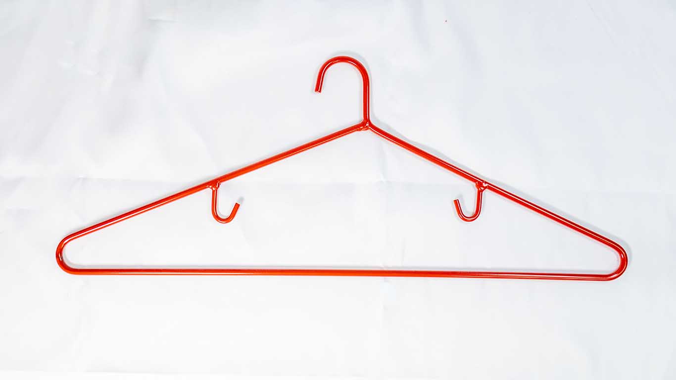 1/4" Solid Steel RED HANGER