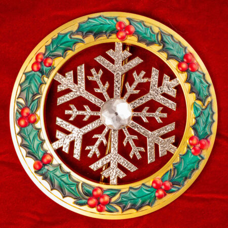 Holly Wreath Belt buckle