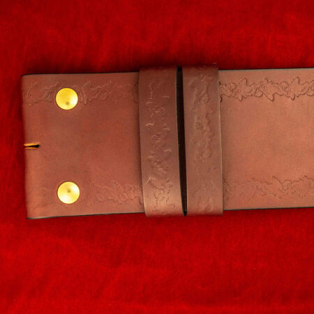 4" Embossed Holly Leaf Belt